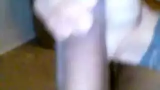 رجل يدلك الزب